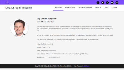 Akademisyen Hazr Web Sitesi